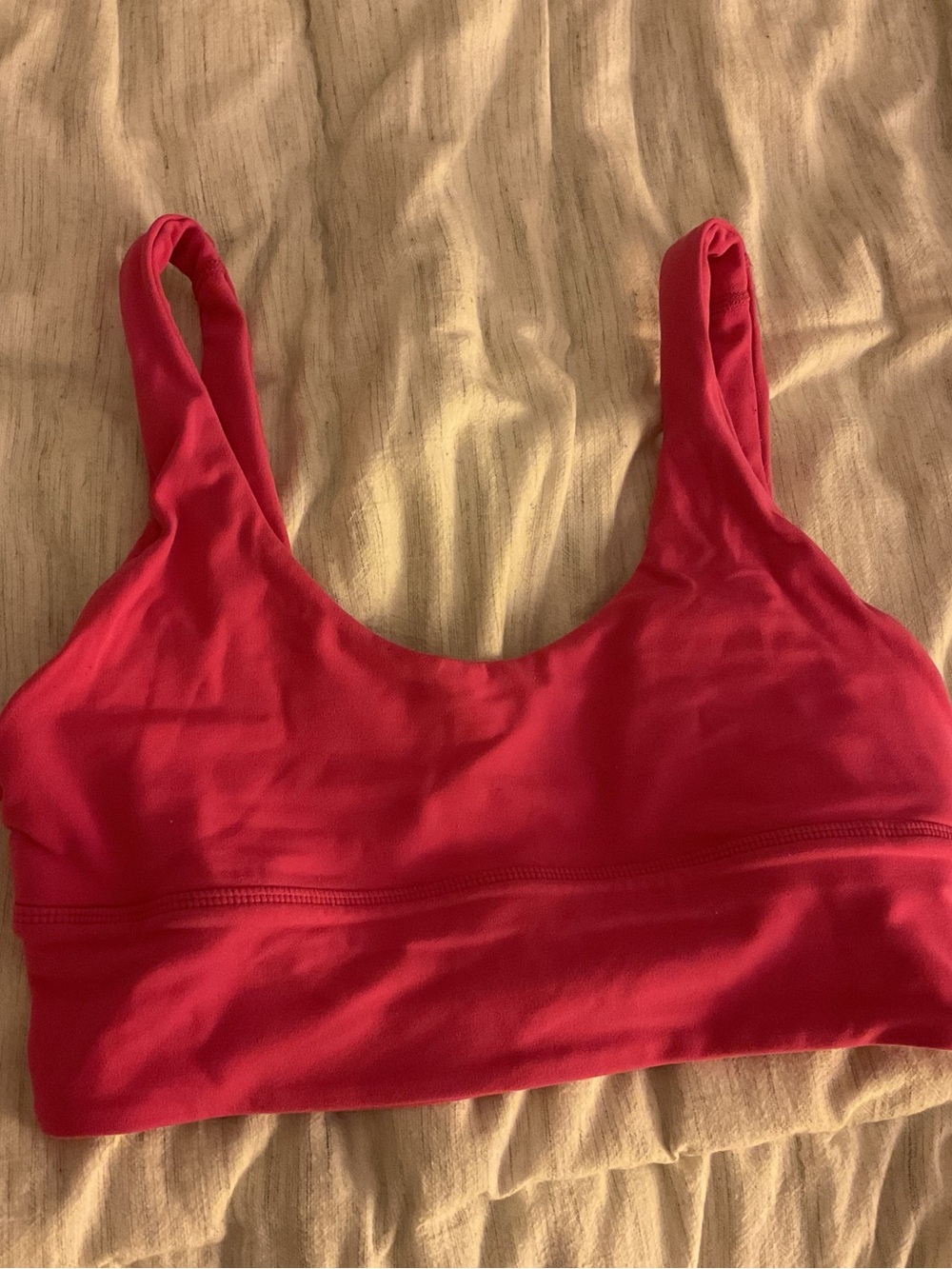 Lululemon pink sports bra